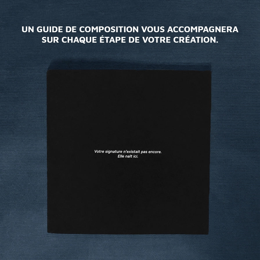 Guide de composition olfactive inclus dans la box Maison Fragment